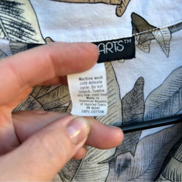 Vintage Counterparts button down collared blouse short sleeve size 12 - Picture 4 of 6